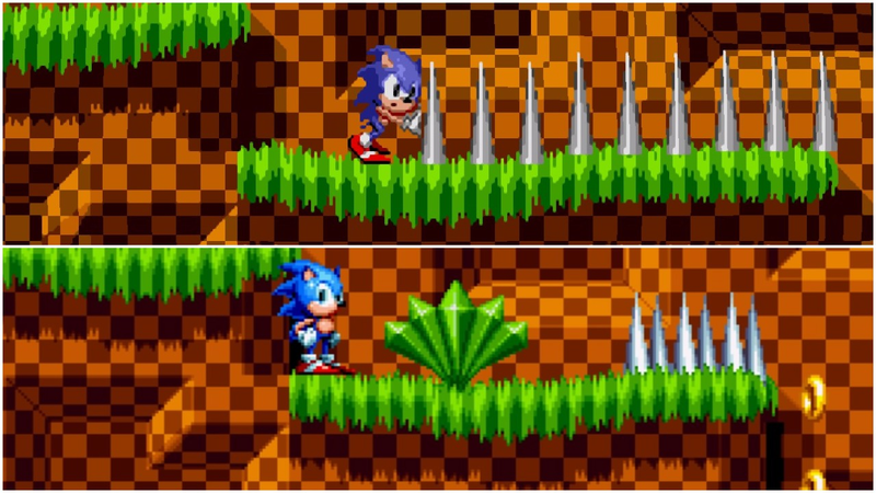 I wonder where those rings lead… (Screenshots: Sonic The Hedgehog/Sonic Mania)